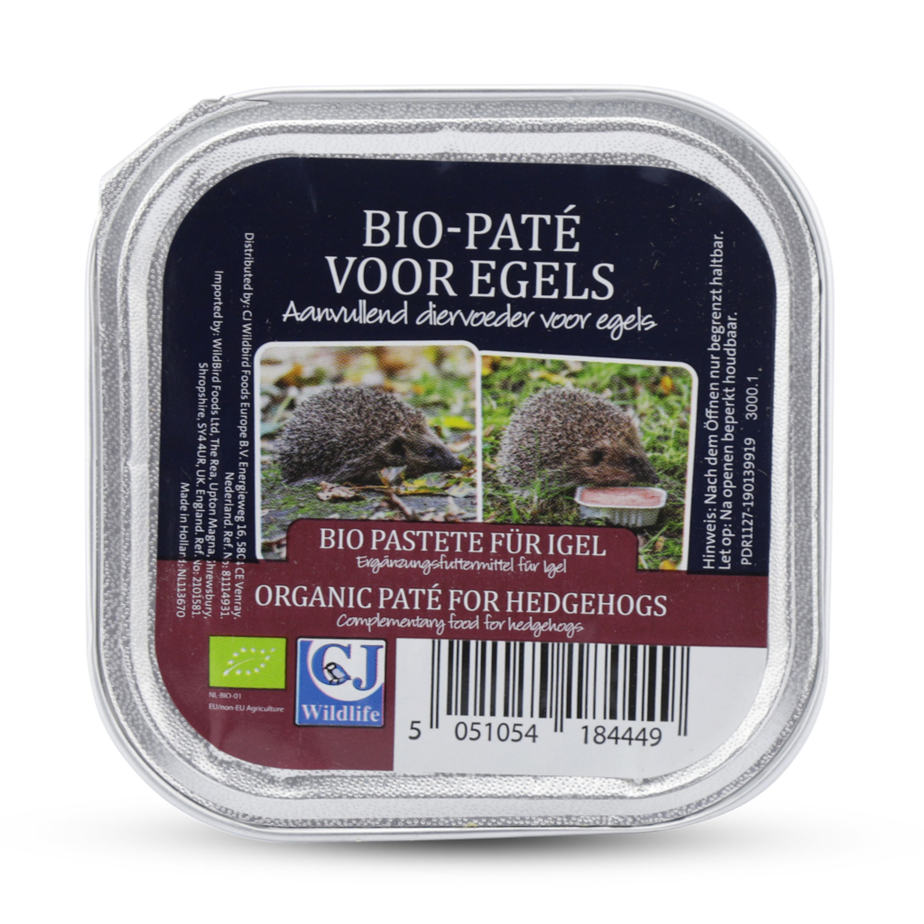 Bio Pastete für Igel 100g | CJ Wildlife